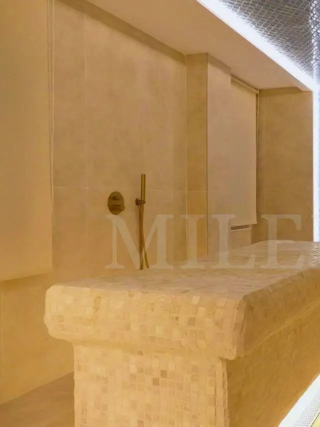 Left view: Spacious Turkish Hamam, Marbella spa